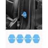 imageSavadicar Pink Interior Accessories  Front Door ampamp Tailgate Latch Striker Trim Set for 2018Present Jeep Wrangler JL JLU 4XE ampamp Gladiator JT  Solid Color Interior Decor Upgrade Option 4PieceSky Blue