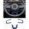 imageSavadicar Purple Interior Accessories  Steering Wheel Trim for 2018Present Jeep Wrangler JL JLU 4XE ampamp Gladiator JT  Solid Color Interior Decor Upgrade Option 3PieceBlue
