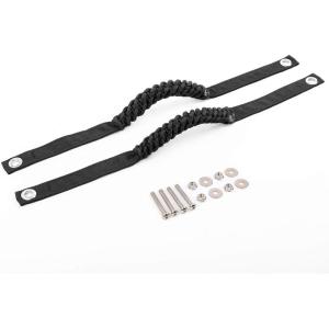 imageSavadicar 2 Pack Paracord Roll Bar Grab Handles for 20182024 Jeep Wrangler JL JLU 4XE ampamp Gladiator JT Comfortable Cylindrical Weave for Secure Grip Essential Interior Accessories PinkBlack