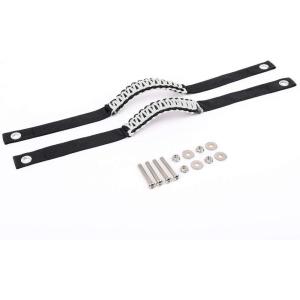 imageSavadicar 2 Pack Roll Bar Grab Handles for 20182024 Jeep Wrangler JL JLU 4XE ampamp Gladiator JT Roof Top Paracord Handle for Secure Grip Essential Interior Accessories BlackWhite