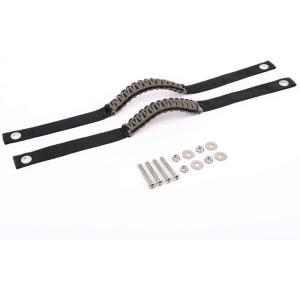 imageSavadicar 2 Pack Roll Bar Grab Handles for 20182024 Jeep Wrangler JL JLU 4XE ampamp Gladiator JT Roof Top Paracord Handle for Secure Grip Essential Interior Accessories BlackArmyGreen