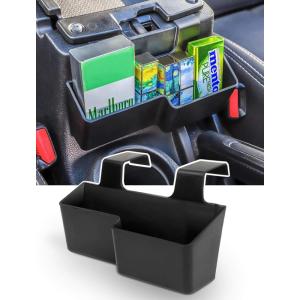 imageSavadicar JK Center Console Hanging Storage Box Armrest Organizer Tray for 20112018 Jeep Wrangler JK JKU 24 Door Interior Accessories Patented Design Black 1 PCs