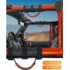 imageSavadicar 4 Pack Grab Handles Roll Bar Grip Handle Compatible with 19552023 Jeep Wrangler CJ YJ TJ JK JKU JL JLU 4XE ampamp Gladiator JT Top Handle Assist Support Interior Accessories PinkNeon Orange