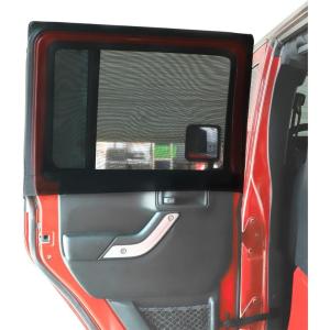 imageSavadicar Rear Window Sun Shade Breathable Mesh Side Window Sunshade Stretchy Sun Screen Net Compatible with 1997 to Present Jeep Wrangler TJ JK JL ampamp Gladiator JT AntiUV for BabyPetCamping PairRear Window