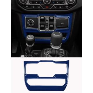 imageSavadicar Green Interior Accessories  Lower Center Stack Panel Trim Cover for 2018Present Jeep Wrangler JL JLU 4XE ampamp Gladiator JT  Solid Color Interior Decor Upgrade Option 1PieceBlue