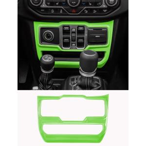 imageSavadicar Green Interior Accessories  Lower Center Stack Panel Trim Cover for 2018Present Jeep Wrangler JL JLU 4XE ampamp Gladiator JT  Solid Color Interior Decor Upgrade Option 1PieceGreen