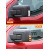imageSavadicar 2Piece Smoked Black Side Mirror Turn Signal Light Cover for 2021Present Ford F150 Side Mirror Courtesy Light Cover Exterior Styling Upgrade AccessoriesSide Mirror Turn Light