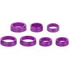 imageSavadicar 7Piece Custom Machined Aluminum Knob Trim Ring Set for FordF150 20212025  Headlight 4WD Trailer HVAC Radio Control Knob Covers  Interior Accessories Upgrade BlackPurpe