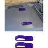 imageSavadicar 2Piece Blue Hood Hook Trim Cover for Jeep Wrangler JL JLU 4xe ampamp Gladiator JT 2018Present  Exterior Decorative Upgrade AccessoriesPurple