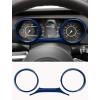 imageSavadicar Blue Interior Accessories  Instrument Panel Trim Set for 20182023 Jeep Wrangler JL JLU 4XE ampamp Gladiator JT  Solid Color Interior Decor Upgrade Option 3PieceBlue