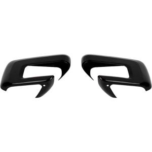 imageSavadicar 2Piece Red Side Mirror Cover Trim Set for 2021Present Ford F150 Door Mirror Housing Accent Exterior Styling Upgrade AccessoriesBlack