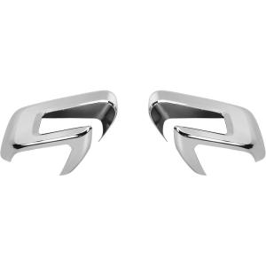 imageSavadicar 2Piece Red Side Mirror Cover Trim Set for 2021Present Ford F150 Door Mirror Housing Accent Exterior Styling Upgrade AccessoriesChrome