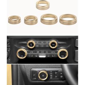 imageSavadicar 7Piece Custom Machined Aluminum Knob Trim Ring Set for FordF150 20212025  Headlight 4WD Trailer HVAC Radio Control Knob Covers  Interior Accessories Upgrade BlackGlod