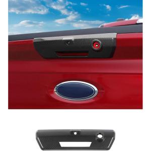 imageSavadicar Black Tailgate Handle Trim Cover for 2021Present Ford F150 Truck Bed Gate Handle Protector Exterior Styling Upgrade AccessoriesCarbon Fiber Finish