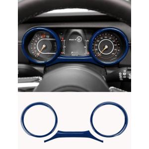 imageSavadicar Blue Interior Accessories  Instrument Panel Trim Set for 20182023 Jeep Wrangler JL JLU 4XE ampamp Gladiator JT  Solid Color Interior Decor Upgrade Option 3PieceBlue