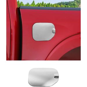 imageSavadicar Chrome Rivet Style Fuel Door Cover for 2021Present Ford F150 Gas Cap Door Accent Exterior Styling Upgrade AccessoriesChrome