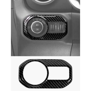 imageSavadicar Pink Interior Accessories  Headlight Switch Trim for 2018Present Jeep Wrangler JL JLU 4XE ampamp Gladiator JT  Solid Color Interior Decor Upgrade Option 1PieceCarbon Fiber