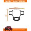 imageSavadicar Carbon Fiber Interior Accessories  Steering Wheel Trim Cover for Ford F150 2021present  Premium Texture Interior Decor Upgrade Option 1 PCCarbon Fiber