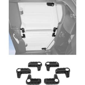 imageSavadicar Red Carbon Fiber Interior Accessories  Hardtop Latches Trim Cover for 2018Present Jeep Wrangler JL JLU 4XE amp Gladiator JT  Premium Texture Interior Decor Upgrade Option 6PieceCarbon Fiber