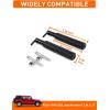 imageSavadicar 2 Pack Foot Pegs Metal Foot Rest Kick Panel for 2007Present Jeep Wrangler JKJL4XE amp Gladiator JT Door Hinge Pedals for Doorless Black