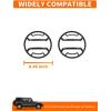 imageSavadicar 2Piece Black Headlight Cover for Jeep Wrangler JL JLU 4xe amp Gladiator JT 2018Present  Exterior Styling Upgrade AccessoriesCarbon Fiber