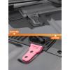 imageSavadicar 2Piece Pink Hood Hinge Trim Cover for Jeep Wrangler JL JLU 4xe amp Gladiator JT 2018Present  Exterior Decorative Upgrade AccessoriesPink