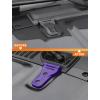 imageSavadicar 2Piece Pink Hood Hinge Trim Cover for Jeep Wrangler JL JLU 4xe amp Gladiator JT 2018Present  Exterior Decorative Upgrade AccessoriesPurple