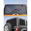 imageSavadicar 2Piece Pink Tailgate Window Hinge Trim Cover for Jeep Wrangler JL JLU 4xe amp Gladiator JT 2018Present  Exterior Tailgate Glass Hinge Accent Upgrade AccessoriesPurple