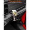 imageSavadicar 2in1 Phone Mount amp Drink Holder for 2024 Jeep Wrangler JL amp Gladiator JT  Effortlessly Store Your Cellphone and Beverage Interior Accessories BlackCup holder