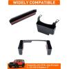 imageSavadicar 3 Pack Interior Storage Organizer Kits for 2024 2025 Jeep Wrangler JL JLU 4XE amp Gladiator JT Maximize Incar Storage Space with ABS Container Accessories in Black