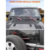 imageSavadicar 3Piece Blue Windshield amp Rear Wiper Trim Set for Jeep Wrangler JL JLU 4xe amp Gladiator JT 2018Present  Exterior Styling Accent AccessoriesPink