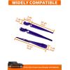 imageSavadicar 3Piece Blue Windshield amp Rear Wiper Trim Set for Jeep Wrangler JL JLU 4xe amp Gladiator JT 2018Present  Exterior Styling Accent AccessoriesPurple