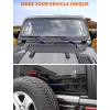 imageSavadicar 3Piece Blue Windshield amp Rear Wiper Trim Set for Jeep Wrangler JL JLU 4xe amp Gladiator JT 2018Present  Exterior Styling Accent AccessoriesPurple