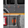 imageSavadicar 5Piece Pink Door Cup Trim Set for Jeep Wrangler JL JLU 4xe amp Gladiator JT 2018Present  Exterior Decorative Upgrade AccessoriesOrange