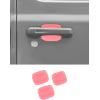 imageSavadicar 5Piece Pink Door Cup Trim Set for Jeep Wrangler JL JLU 4xe amp Gladiator JT 2018Present  Exterior Decorative Upgrade AccessoriesPink