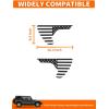 imageSavadicar American Flag Fender Side Vent Decals for Jeep Wrangler JL JLU amp Gladiator JT 2018Present  Carbon Fiber Vinyl Graphic Sticker Easy Peel amp Stick Exterior Trim AccessoriesCarbon Fiber