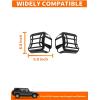 imageSavadicar Black Taillight Trim Cover for Jeep Wrangler JL JLU 4xe amp Gladiator JT 2018Present  Rear Light Accent Exterior Styling Upgrade AccessoryGrille