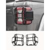 imageSavadicar Black Taillight Trim Cover for Jeep Wrangler JL JLU 4xe amp Gladiator JT 2018Present  Rear Light Accent Exterior Styling Upgrade AccessoryGrille