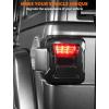 imageSavadicar Black Taillight Trim Cover for Jeep Wrangler JL JLU 4xe amp Gladiator JT 2018Present  Rear Light Accent Exterior Styling Upgrade AccessorySmoked