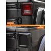 imageSavadicar Black Taillight Trim Cover for Jeep Wrangler JL JLU 4xe amp Gladiator JT 2018Present  Rear Light Accent Exterior Styling Upgrade AccessorySmoked