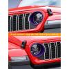 imageSavadicar Headlight Covers for 2024 Jeep Wrangler JL amp Gladiator JT  Personalize Your Vehicle Appearance with Headlamps Bezels Exterior Trim Accessories BlackPurple