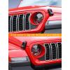 imageSavadicar Headlight Covers for 2024 Jeep Wrangler JL amp Gladiator JT  Personalize Your Vehicle Appearance with Headlamps Bezels Exterior Trim Accessories BlackRed