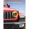 imageSavadicar Headlight Covers for 2024 Jeep Wrangler JL amp Gladiator JT  Personalize Your Vehicle Appearance with Headlamps Bezels Exterior Trim Accessories BlackYellow