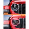 imageSavadicar Headlight Covers for 2024 Jeep Wrangler JL amp Gladiator JT  Personalize Your Vehicle Appearance with Headlamps Bezels Exterior Trim Accessories BlackPink