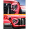 imageSavadicar Headlight Covers for 2024 Jeep Wrangler JL amp Gladiator JT  Personalize Your Vehicle Appearance with Headlamps Bezels Exterior Trim Accessories BlackPink