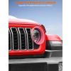 imageSavadicar Headlight Covers for 2024 Jeep Wrangler JL amp Gladiator JT  Personalize Your Vehicle Appearance with Headlamps Bezels Exterior Trim Accessories BlackPink