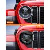 imageSavadicar Headlight Covers for 2024 Jeep Wrangler JL amp Gladiator JT  Personalize Your Vehicle Appearance with Headlamps Bezels Exterior Trim Accessories BlackBlack