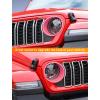 imageSavadicar Headlight Covers for 2024 Jeep Wrangler JL amp Gladiator JT  Personalize Your Vehicle Appearance with Headlamps Bezels Exterior Trim Accessories BlackPink