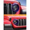 imageSavadicar Headlight Covers for 2024 Jeep Wrangler JL amp Gladiator JT  Personalize Your Vehicle Appearance with Headlamps Bezels Exterior Trim Accessories BlackPurple