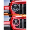 imageSavadicar Headlight Covers for 2024 Jeep Wrangler JL amp Gladiator JT  Personalize Your Vehicle Appearance with Headlamps Bezels Exterior Trim Accessories BlackPink